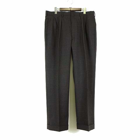 ポロバイラルフローレン　ウール　スラックス　ワイド　チャコール　W38×30 POLO RALPH LAUREN（スラックス）のフリマアイテム一覧