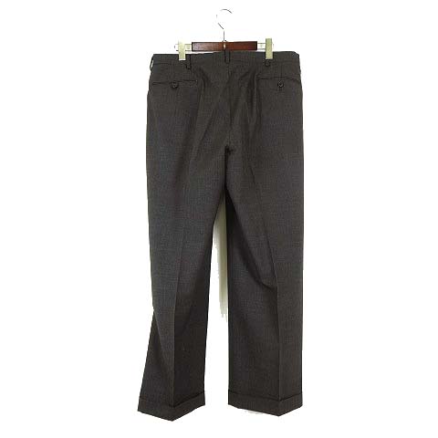 ポロバイラルフローレン　ウール　スラックス　ワイド　チャコール　W38×30 POLO RALPH LAUREN（スラックス）のフリマアイテム一覧