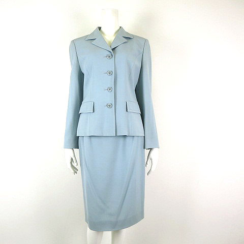 バーバリー BURBERRY スカートスーツ 上下セットアップ ウール  