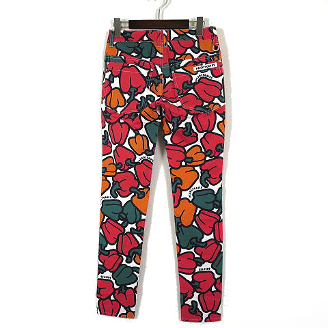 パーリーゲイツ PEARLY GATES ゴルフ パンツ ロゴ パプリカ 総柄  