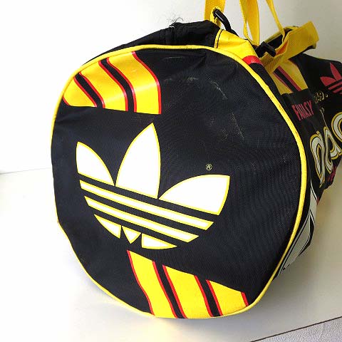 adidas® アディダス 90's レザー ボストンバッグ Camel 合成皮革 ボストンバッグ【adidas Golf/アディダスゴルフ