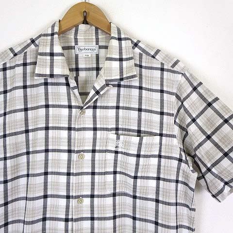 burberry シャツ バーバリー BURBERRY シャツ カジュアルシャツ 半袖 オープン