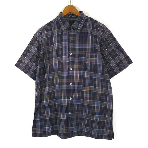 DAKS ダックス (M) 日本製 コットン 総柄 チェック シャツ ゴルフ コットンオリジナルチェックシャツ｜DAKS（ダックス）公式