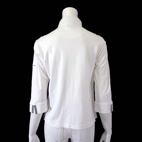 BURBERRY GOLF ストレッチ スタンドカラー 長袖 ジップ ジャケット ★ バーバリーゴルフ&frasl;BURBERRY GOLF ストレッチゴルフパンツ7ベージュLADIES中古 | マニライズ