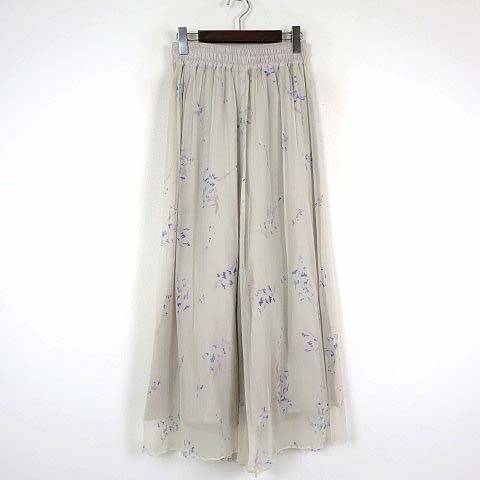 ポルカドットソワーユ polka dot soielle 19SS パンツ ワイド ガウチョ 