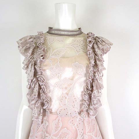 スナイデル snidel 22SS ミドルレース フレア ボリューム ワンピース  