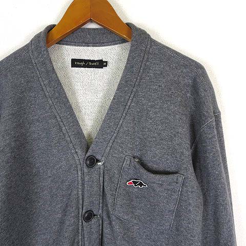 rough&swell ラフ&スウェル　ゴルフ　カーディガン　トリコロール rough & swell ラフアンドスウェル ニットカーディガン rough&swell