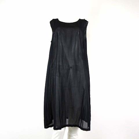 美品 To Black Keiko Kishi ロングフレアシャツワンピース