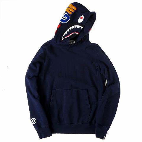 アベイシングエイプ A BATHING APE シャーク パーカー WGM shark  