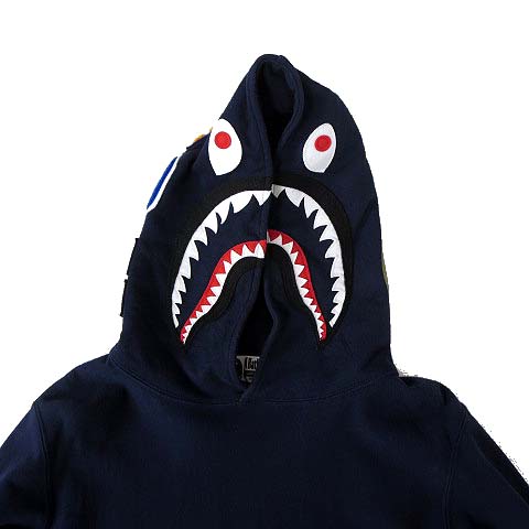 アベイシングエイプ A BATHING APE シャーク パーカー WGM shark  