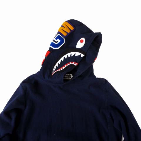 アベイシングエイプ A BATHING APE シャーク パーカー WGM shark  