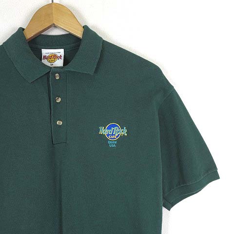 ハードロックカフェ Hard Rock Cafe USA製 ポロシャツ GUAM グアム