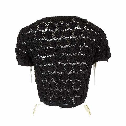 ピンクハウス PINK HOUSE ボレロ カーディガン 半袖 かぎ編み