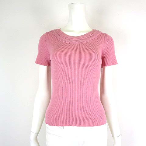 ハロッズ Harrods アンサンブル ツインニット リブニット 半袖 ニット  