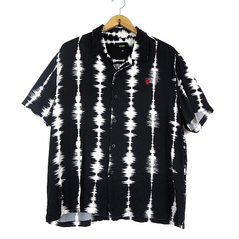 ハフ HUF シャツ SEISMOGRAM RESORT SHIRT BU00176 レーヨン 半袖