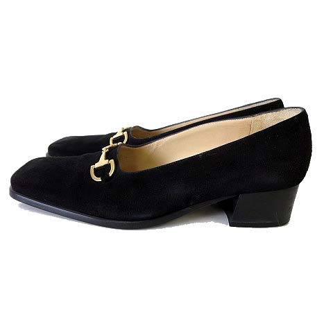 グッチ GUCCI スエード パンプス 23.5cm