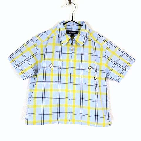 バーバリー BURBERRY シャツ ジャケット 半袖 ノバチェック柄 ホース 