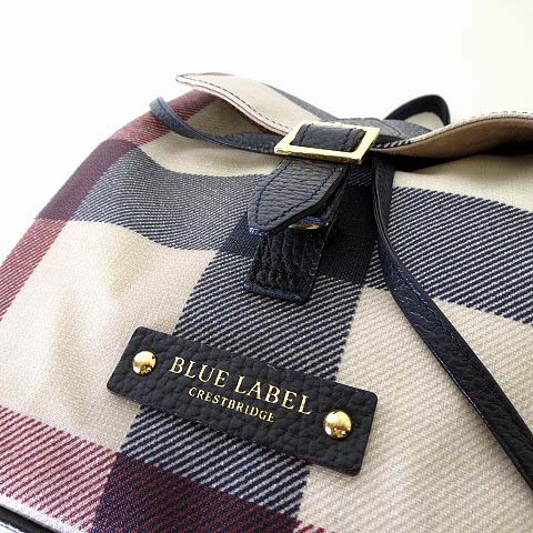 極美品 ブルーレーベルクレストブリッジ PVC 巾着 リュック バックパック 極美品 ブルーレーベルクレストブリッジ PVC 巾着 リュック