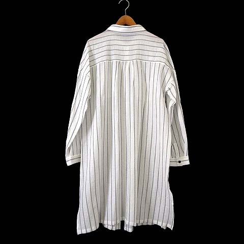 ✨極美品✨PLAN C イタリア製 シャツワンピース 派手柄 ストライプ 42 マルチストライプ柄シャツワンピース | outlet | axes femme