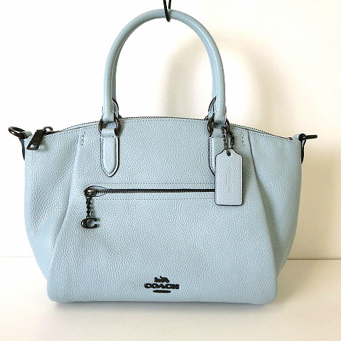 コンティです COACH コーチ バッグ ハンドバッグ 79316 ブラック ペブルド