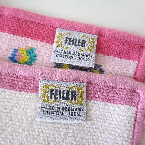 未使用品 フェイラー FEILER ハンドタオル ハンカチ 2枚 セット