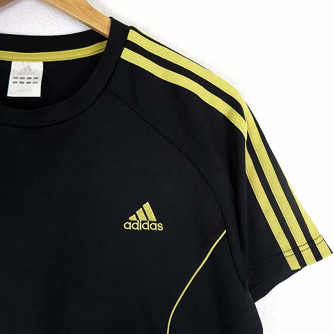 アディダス adidas Tシャツ ドライ climalite ロゴ 刺繍 3ライン