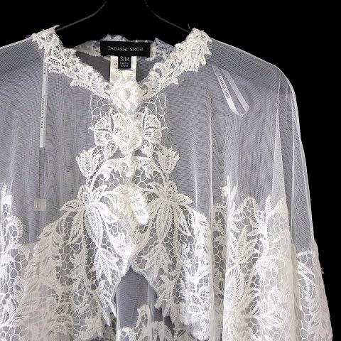 未使用品 タダシショージ TADASHI SHOJI ケープ ボレロ カーディガン  