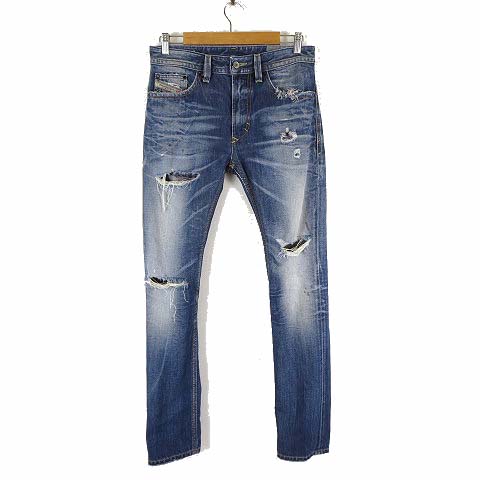 Diesel THAVAR スキニーデニム ダークブルー Diesel THAVAR スキニーデニム ダークブルー DIESEL ディーゼル