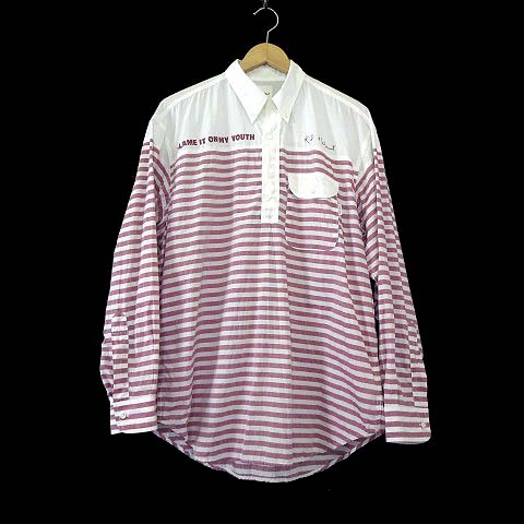 Karl Helmut　ハーフボタン　プルオーバーシャツ　ギンガムチェック　L