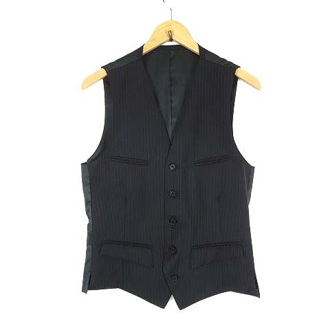 BURBERRY BLACK LABEL ストライプ ベスト・ジレ