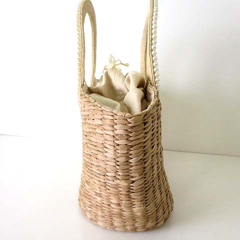 アナトリエ ANATELIER バッグ パール ビジュー かごバッグ トート  