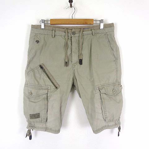 DIESEL KROSHORT　ショートパンツ　ベージュ　サイズ32 DIESEL KROSHORT ショートパンツ ベージュ サイズ32