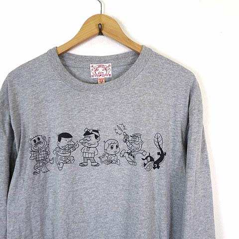 エヴィス EVISU 天才バカボン コラボ Tシャツ トレーナー 長袖 カモメ 