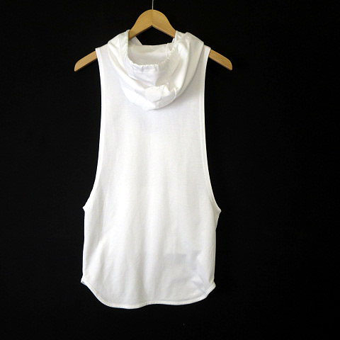 クロノス CRONOS ノースリーブ パーカー フーディ プルオーバー ロゴ