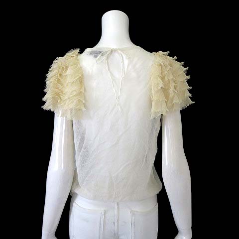 leur logette ルルロジェッタ 袖レース ハイネックニット セーター 黒