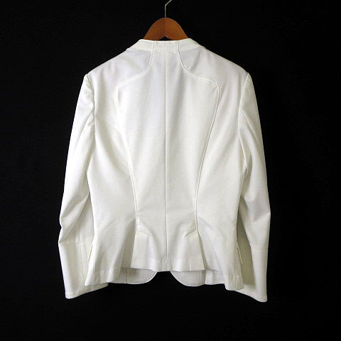シトラスノーツ CITRUS nOTES ジャケット ノーカラー 1ボタン 7分袖 M