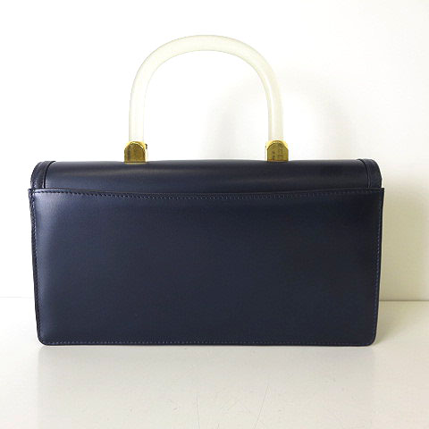 銀座かねまつ GINZA Kanematsu バッグ ハンドバッグ レザー クリア  