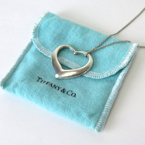 ティファニー TIFFANY & CO. ネックレス オープンハート ラージ エルサ 