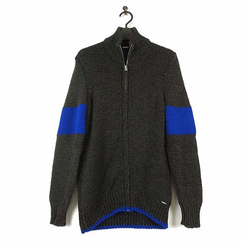 ディーゼル DIESEL ニット ジャケット ウール ブルゾン ジップアップ S 