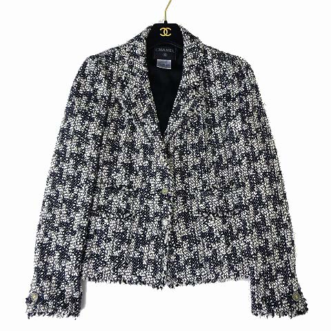 CHANEL 05A ツイード ジャケット ココボタン 38