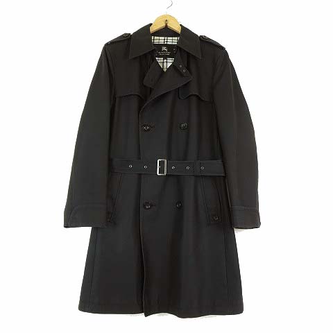 ◇BURBERRY BLACK バーバリー ブラックレーベル トレンチコート メンズ