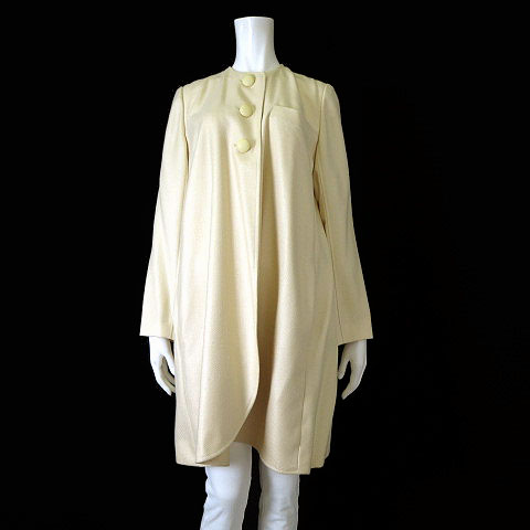 ディオール DIOR アイボリー ウール コート ディオール DIOR アイボリー ウール コート Christian Dior