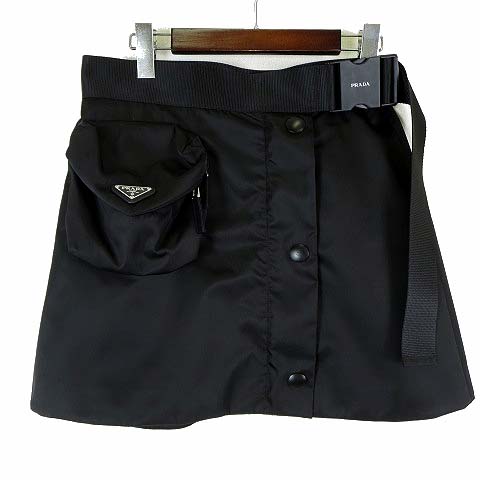 プラダ PRADA 2020AW スカート ミニスカート Re-Nylon リナイロン 三角