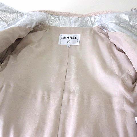 CHANEL モヘアプードルジャケット CHANEL モヘアプードルジャケット - ノーカラージャケット在庫