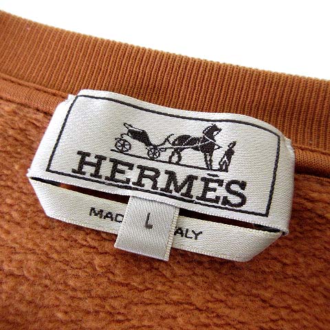 エルメス HERMES 2019AW スウエット トレーナー ドラゴン ラムレザー
