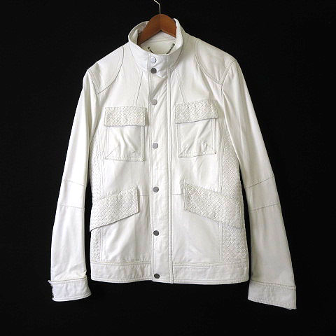 ジョセフオム JOSEPH HOMME ライダースジャケット ラムレザー 羊革 
