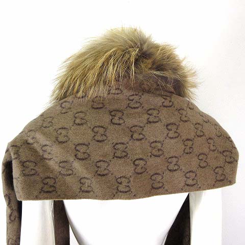 グッチ GUCCI ストール マフラー GG グラデーション カシミヤ 100