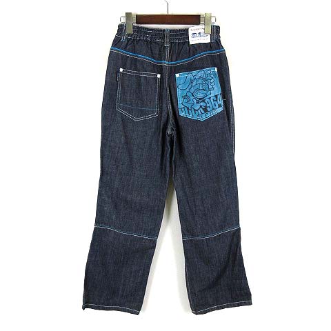 ブルークロス BLUE CROSS デニムパンツ ジーンズ ストレート ロゴ 刺繡  