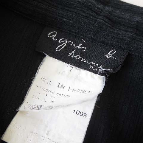 アニエスベーオム Agnes b. homme シャツ 楊柳 シアー ハーフ