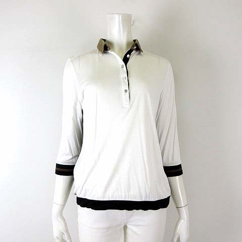 ランバン スポール LANVIN SPORT シャツ ポロシャツ 7分袖 バイカラー